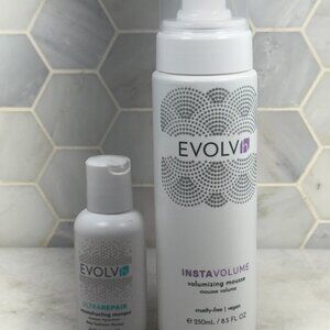 EVOLVh INSTAVOLUME Volumizing Mousse 8.5oz & EVOLVh-UltraRepair Hair 2oz